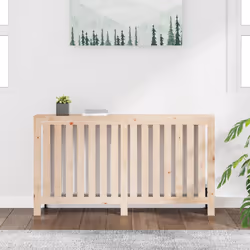 vidaXL Copertura Termosifone 153x19x84 cm in Legno Massello di Pino - Vista aggiuntiva 3