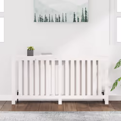 vidaXL Copertura Termosifone Bianca 169x19x84 cm Legno Massello Pino - Vista aggiuntiva 3