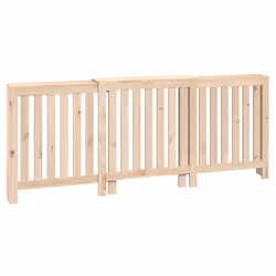 vidaXL Copertura Termosifone 210x21x85 cm in Legno Massello di Pino - Vista aggiuntiva 2