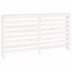 vidaXL Copertura Termosifone Bianca 153x19x84 cm Legno Massello Pino - Vista aggiuntiva 2