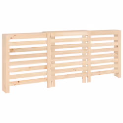 vidaXL Copertura Termosifone 210x21x85 cm in Legno Massello di Pino - Vista aggiuntiva 2