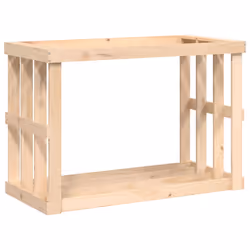 vidaXL Portaceppi da Esterno 108x52x74 cm Legno Massello di Pino - Vista aggiuntiva 2
