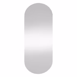 Specchio da Parete 35x80 cm Vetro Ovalecod mxl 89680 - Vista aggiuntiva 3