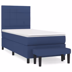 Giroletto a Molle con Materasso Blu 90x190 cm in Tessutocod mxl 99158 - Vista aggiuntiva 2