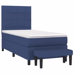 Giroletto a Molle con Materasso Blu 90x190 cm in Tessutocod mxl 99158 - Vista aggiuntiva 3