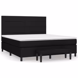Giroletto a Molle con Materasso Nero 180x200 cm in Tessutocod mxl 123096 - Vista aggiuntiva 2