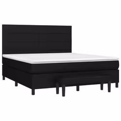 Giroletto a Molle con Materasso Nero 180x200 cm in Tessutocod mxl 123096 - Vista aggiuntiva 3