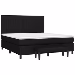 Giroletto a Molle con Materasso Nero 180x200 cm in Tessutocod mxl 75190 - Vista aggiuntiva 3