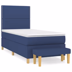 Giroletto a Molle con Materasso Blu 100x200 cm in Tessutocod mxl 123138 - Vista aggiuntiva 2