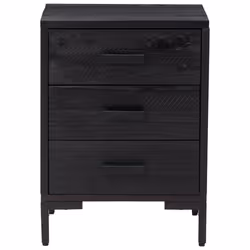 VidaXL 3120341 comodino Nero