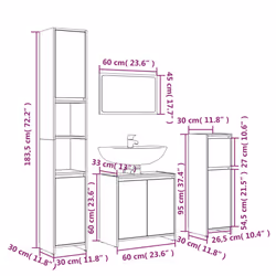 VidaXL 3143928 set di mobili da bagno - Vista aggiuntiva 6