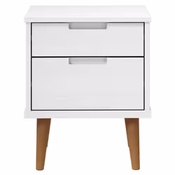 VidaXL 350496 comodino Bianco - Vista aggiuntiva 4