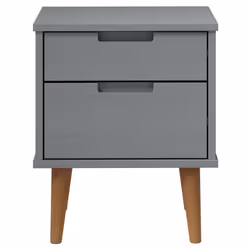 VidaXL 350497 comodino Grigio - Vista aggiuntiva 4