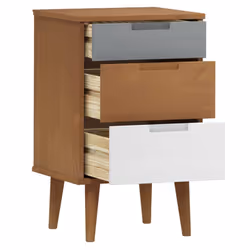 VidaXL 350498 comodino Marrone - Vista aggiuntiva 5