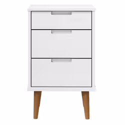 VidaXL 350499 comodino Bianco - Vista aggiuntiva 4