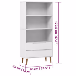 VidaXL 350541 libreria soggiorno - Vista aggiuntiva 7