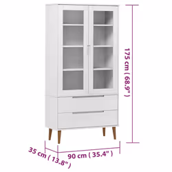 VidaXL 350544 libreria soggiorno - Vista aggiuntiva 7