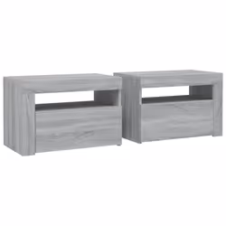 VidaXL 3144973 comodino Quercia