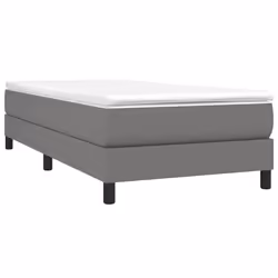 Giroletto a Molle con Materasso Grigio Scuro 100x200 cm Tessutocod mxl 101137 - Vista aggiuntiva 3