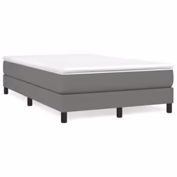 Giroletto a Molle con Materasso Grigio Scuro 120x200 cm Tessutocod mxl 75894 - Vista aggiuntiva 2