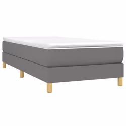 Giroletto a Molle con Materasso Grigio Scuro 90x200 cm Tessutocod mxl 75900 - Vista aggiuntiva 3