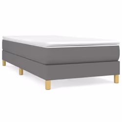 Giroletto a Molle con Materasso Grigio Scuro 100x200 cm Tessutocod mxl 75898 - Vista aggiuntiva 2
