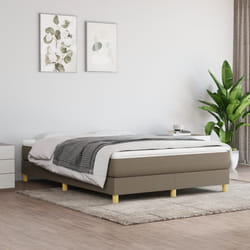 Giroletto a Molle con Materasso Tortora 140x190 cm in Tessutocod mxl 77219