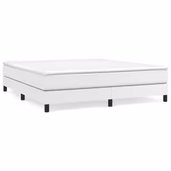 Giroletto a Molle con Materasso Bianco 160x200 cm in Similpellecod mxl 77191 - Vista aggiuntiva 2