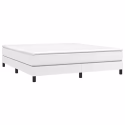 Giroletto a Molle con Materasso Bianco 160x200 cm in Similpellecod mxl 77191 - Vista aggiuntiva 3