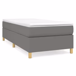 Giroletto a Molle con Materasso Grigio Scuro 90x200 cm Tessutocod mxl 125121 - Vista aggiuntiva 2