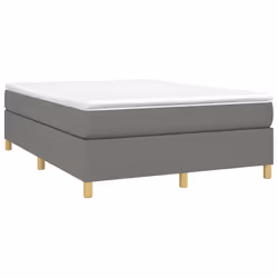 Giroletto a Molle con Materasso Grigio Scuro 140x200cm Tessutocod mxl 123840 - Vista aggiuntiva 3