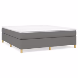 Giroletto a Molle con Materasso Grigio Scuro 180x200 cm Tessutocod mxl 99924 - Vista aggiuntiva 2