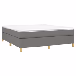Giroletto a Molle con Materasso Grigio Scuro 180x200 cm Tessutocod mxl 99924 - Vista aggiuntiva 3