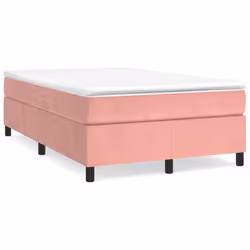 Giroletto a Molle con Materasso Rosa 120x200 cm in Vellutocod mxl 99927 - Vista aggiuntiva 2
