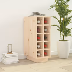 VidaXL 820971 scaffale per vino Legno