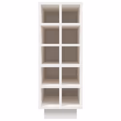 VidaXL 820972 scaffale per vino Legno Bianco - Vista aggiuntiva 5
