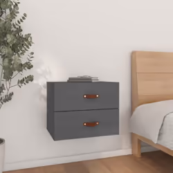 Questo comodino a parete dal design elegante è un'aggiunta senza tempo al vostro arredamento. Legno massello di pino: Il legn ...
