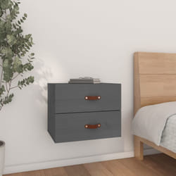 Vidaxl - Comodino a Muro Grigio 50x36x40 cm