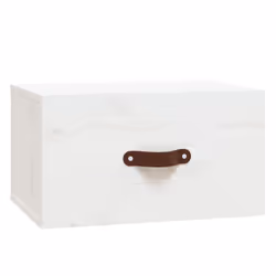 vidaXL Comodino a Muro Bianco 40x29,5x22 cm - Vista aggiuntiva 2