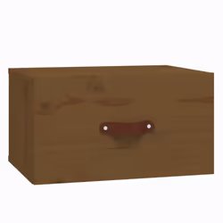vidaXL Comodino a Muro ambra 40x29,5x22 cm - Vista aggiuntiva 2