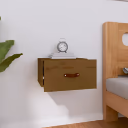 vidaXL Comodino a Muro ambra 40x29,5x22 cm - Vista aggiuntiva 3