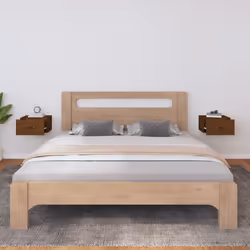 vidaXL Comodini a Muro 2 pz ambra 40x29,5x22 cm - Vista aggiuntiva 3