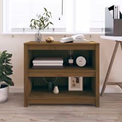 Questo classico mobile per libri in legno ha un design elegante e moderno, che lo rende un'aggiunta decorativa e pratica al v ...
