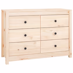 vidaXL Armadietto 100x40x72 cm in Legno Massello di Pino - Vista aggiuntiva 2