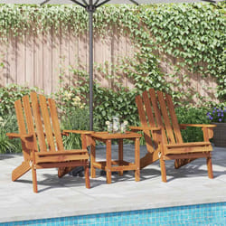 vidaXL Sedie da Giardino Adirondack 2pz in Legno Massello di Acacia