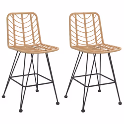 VidaXL 319430, Terrazzo, Polietilene, Rattan sintetico, Acciaio, 450 mm, 560 mm, 1035 mm, 45 cm