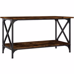 Aggiungete un tocco di eleganza al vostro soggiorno con questo classico tavolino da salotto. Materiale robusto: Il legno mult ...