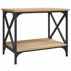 vidaXL Tavolino Rovere Sonoma 55x38x45 cm in Legno Multistrato - Vista aggiuntiva 2