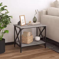 Donate al vostro salotto un tocco di stile industriale unico, grazie a questo elegante tavolino! Materiale robusto: Il legno ...