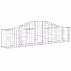 Cesti Gabbioni ad Arco 15 pz 200x30x40/60 cm Ferro Zincatocod mxl 99965 - Vista aggiuntiva 3